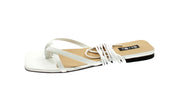 Sx-dx Sandalo Donna Bianco Yolanda