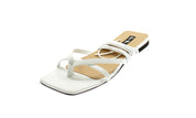 Sx-dx Sandalo Donna Bianco Yolanda