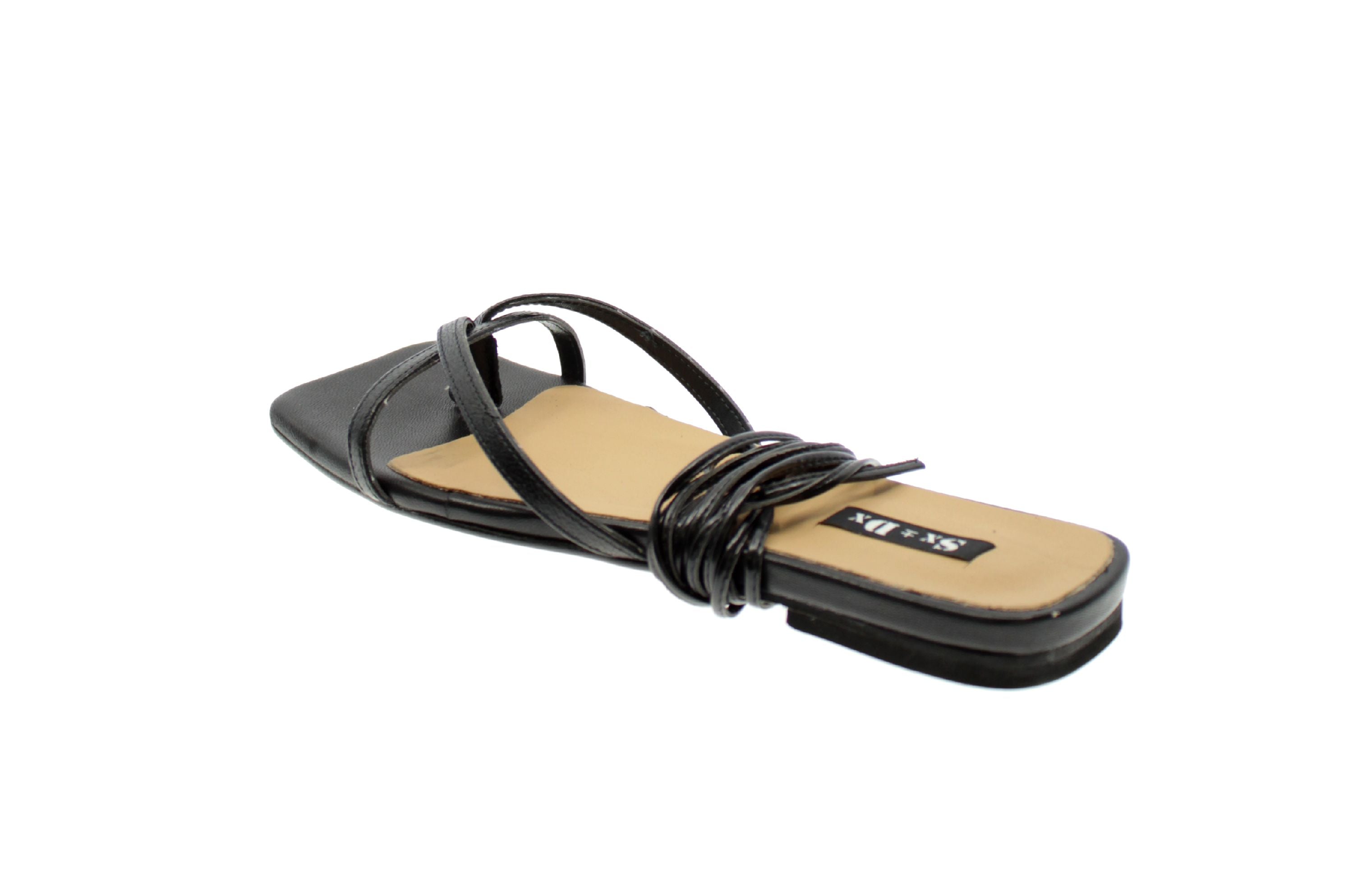 Sx-dx Sandalo Donna Nero Yolanda
