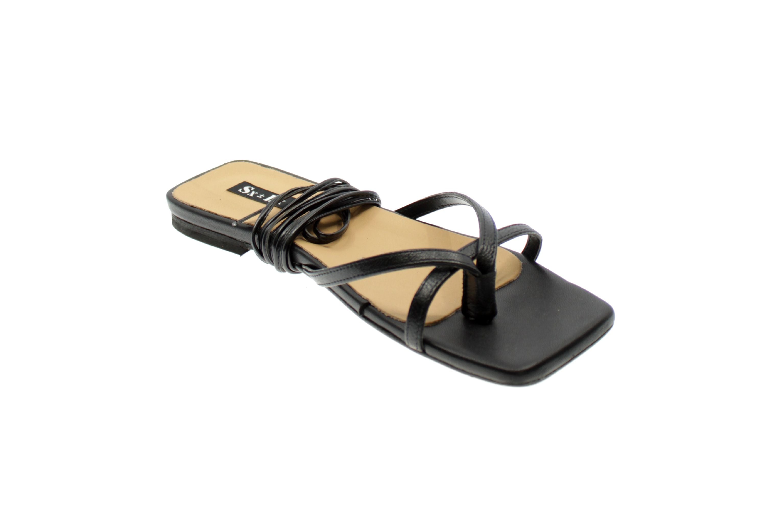 Sx-dx Sandalo Donna Nero Yolanda