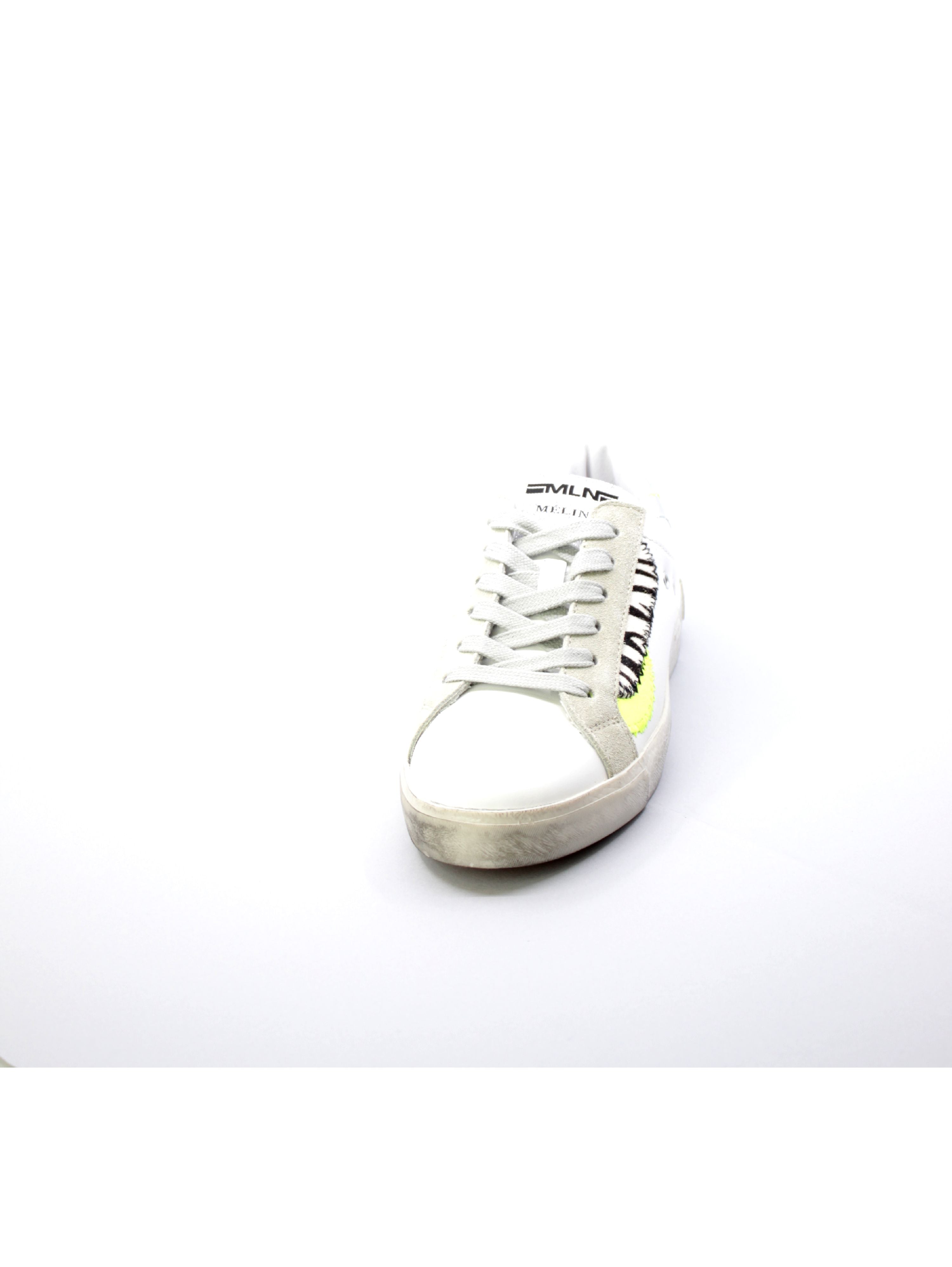 MÉlinÉ Sneakers Donna Bianco/Zebrato Nk139