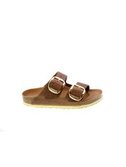 Birkenstock Sandalo Donna Marrone Arizona big buckle Cognac