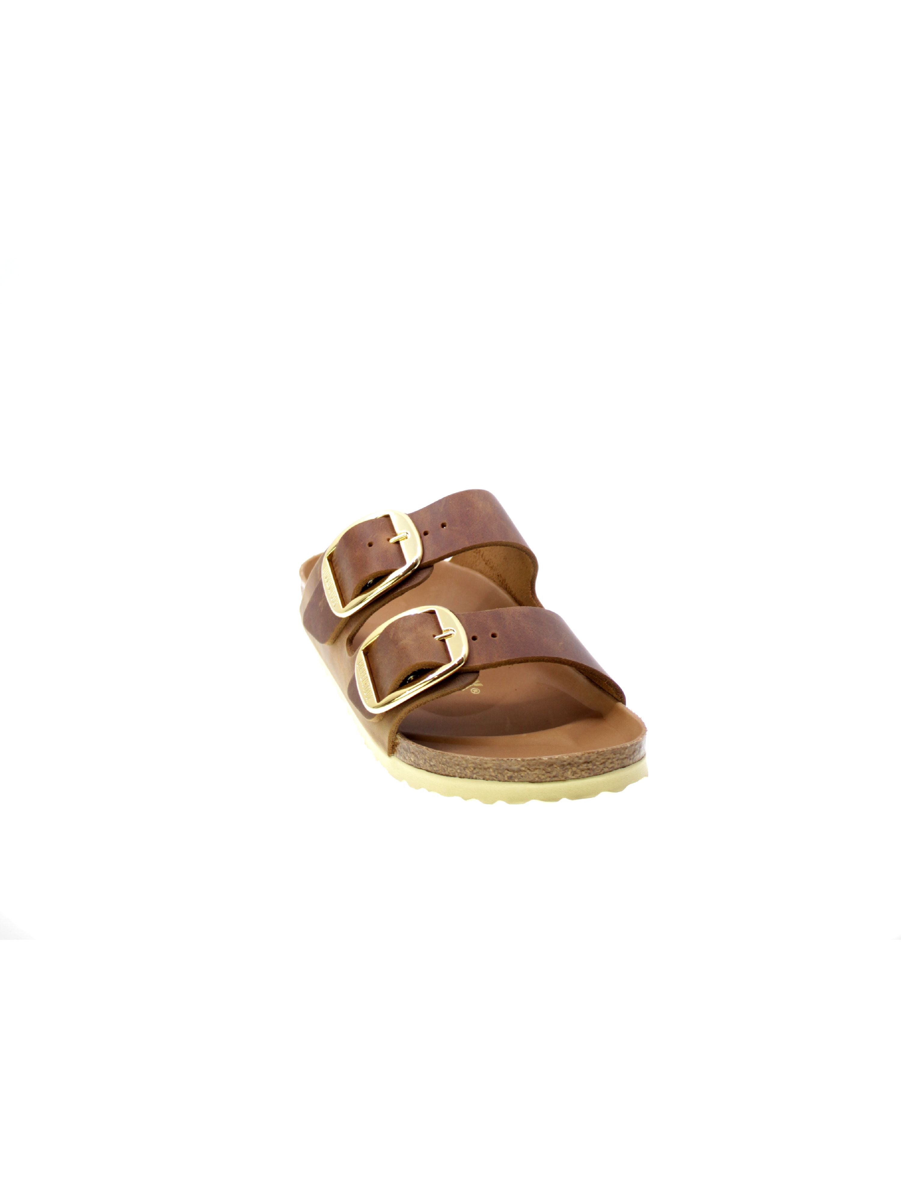 Birkenstock Sandalo Donna Marrone Arizona big buckle Cognac