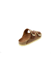 Birkenstock Sandalo Donna Marrone Arizona big buckle Cognac