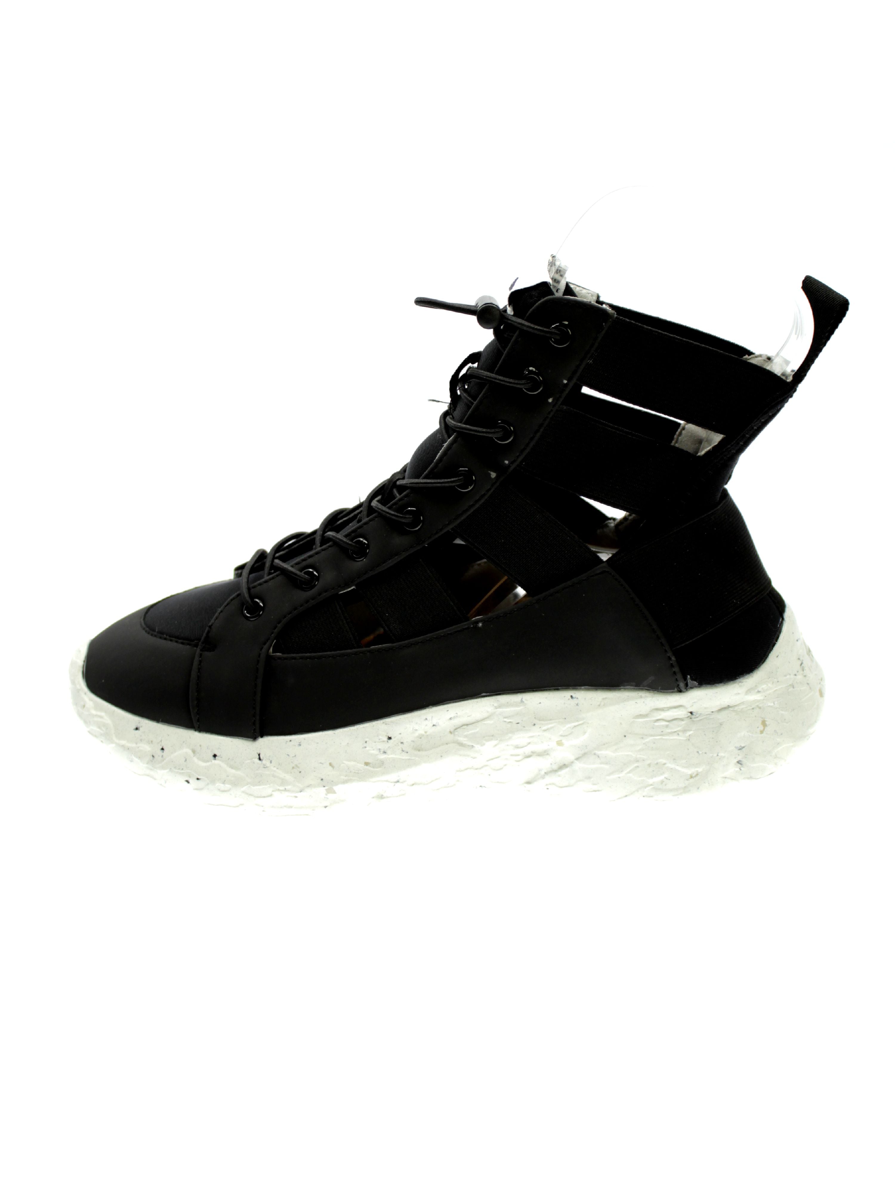 Fessura Sneakers Donna Nero Rock Open Roc008