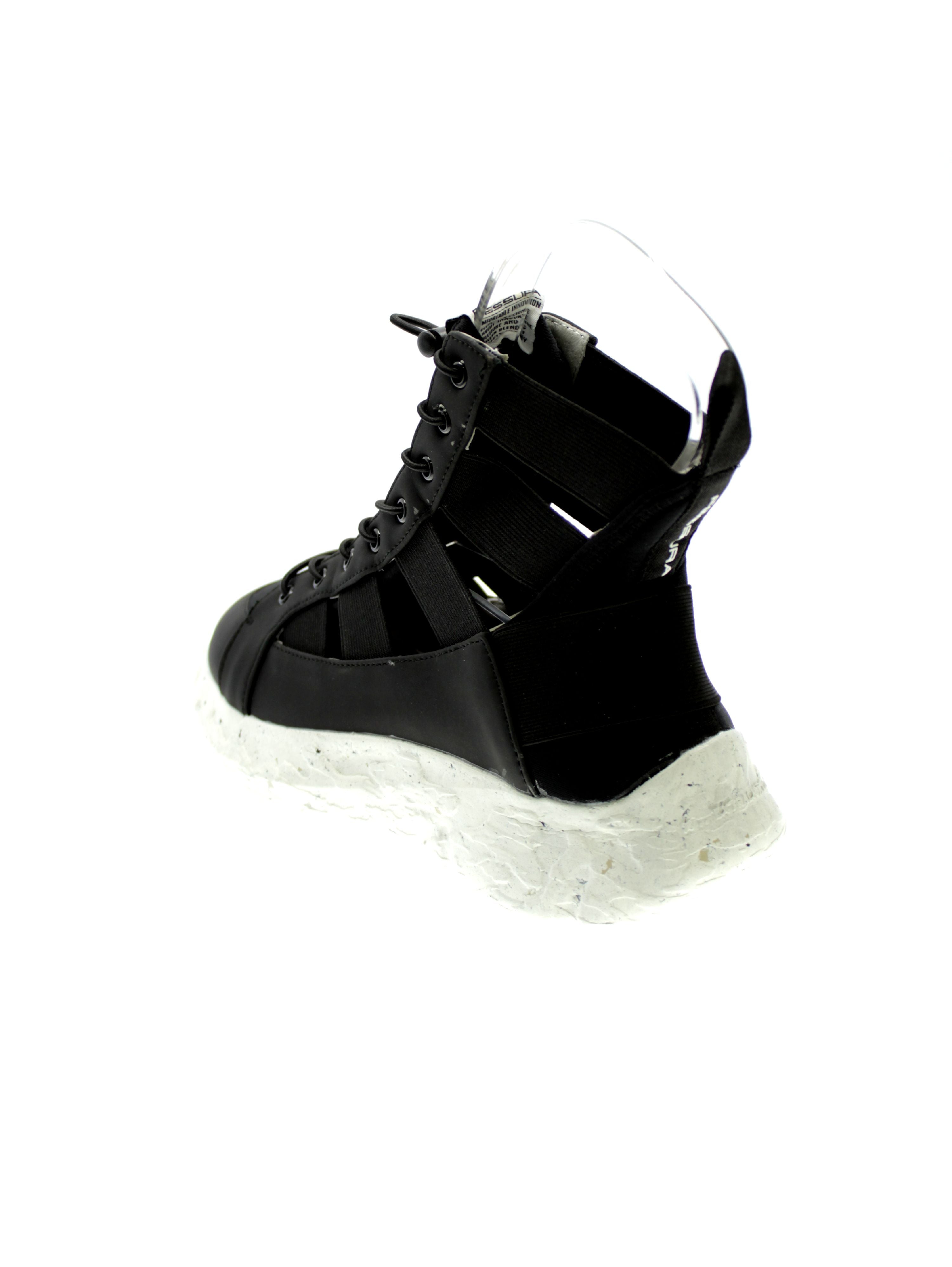 Fessura Sneakers Donna Nero Rock Open Roc008