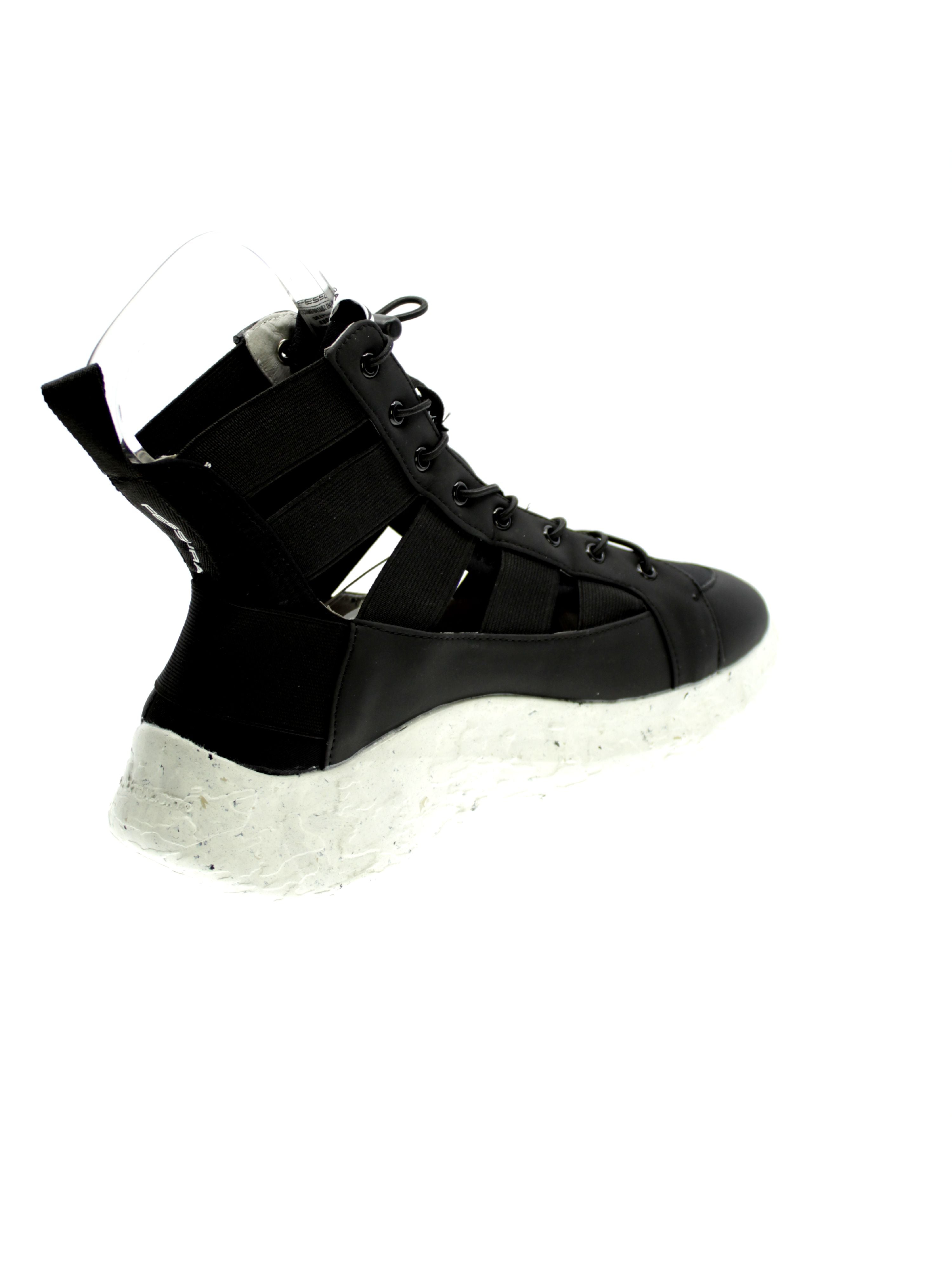 Fessura Sneakers Donna Nero Rock Open Roc008