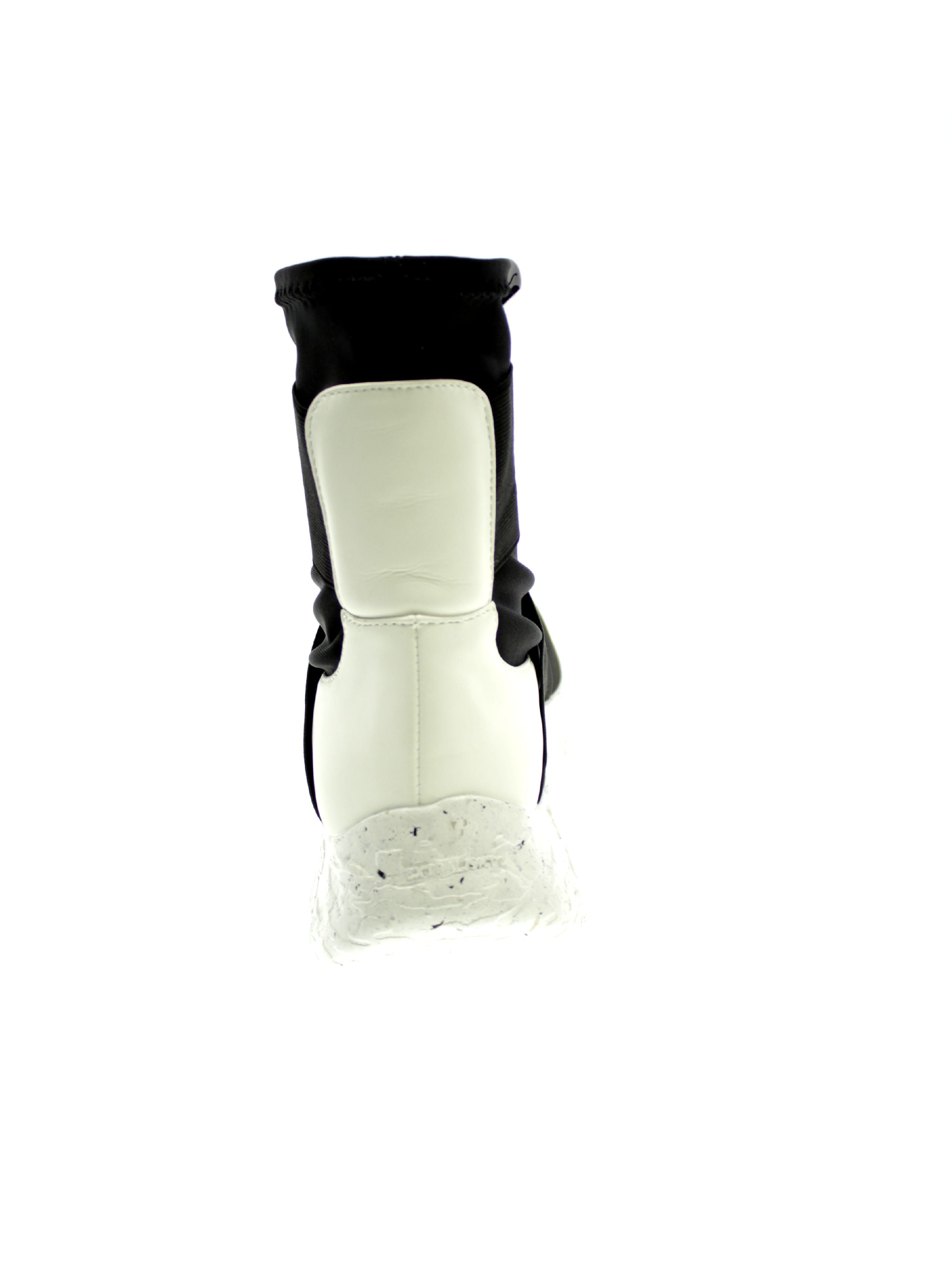 Fessura Sneakers Donna Nero/Bianco Rock Sock Roc009