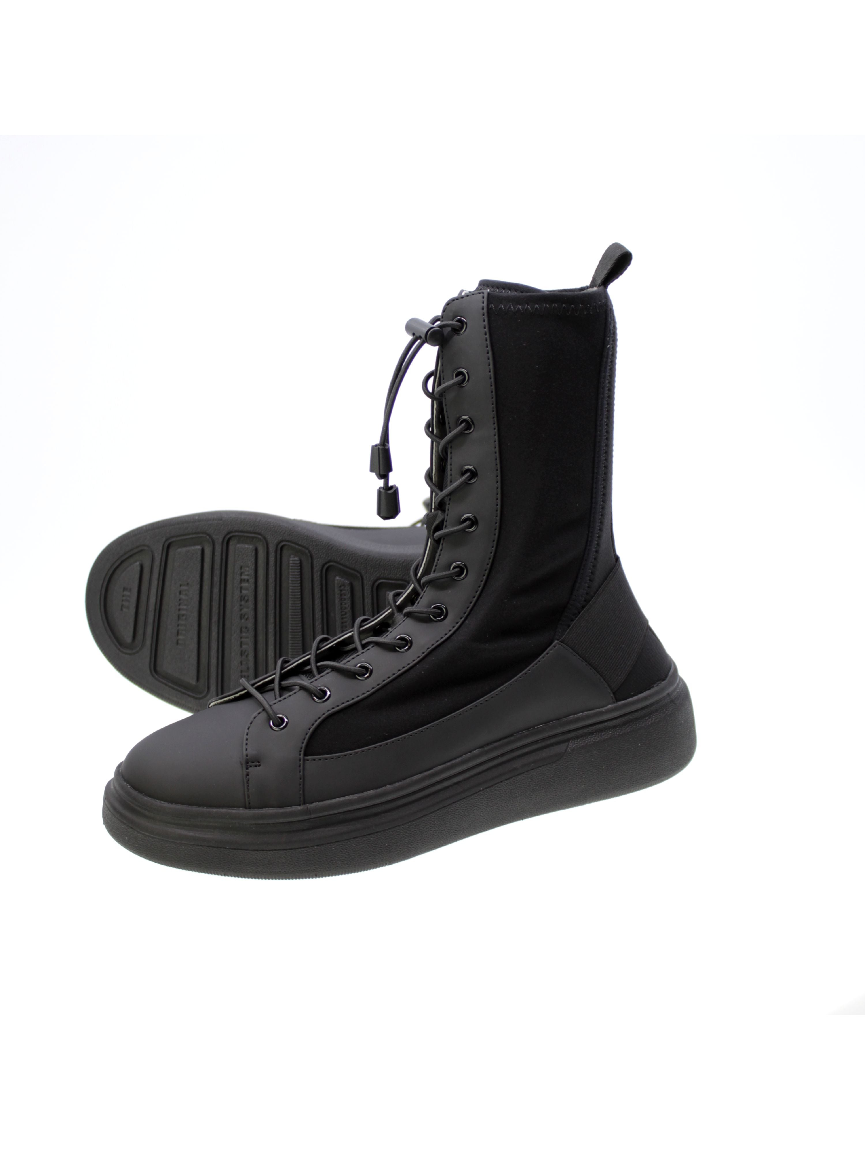Fessura Stivaletto Donna Nero Edg047/edge army