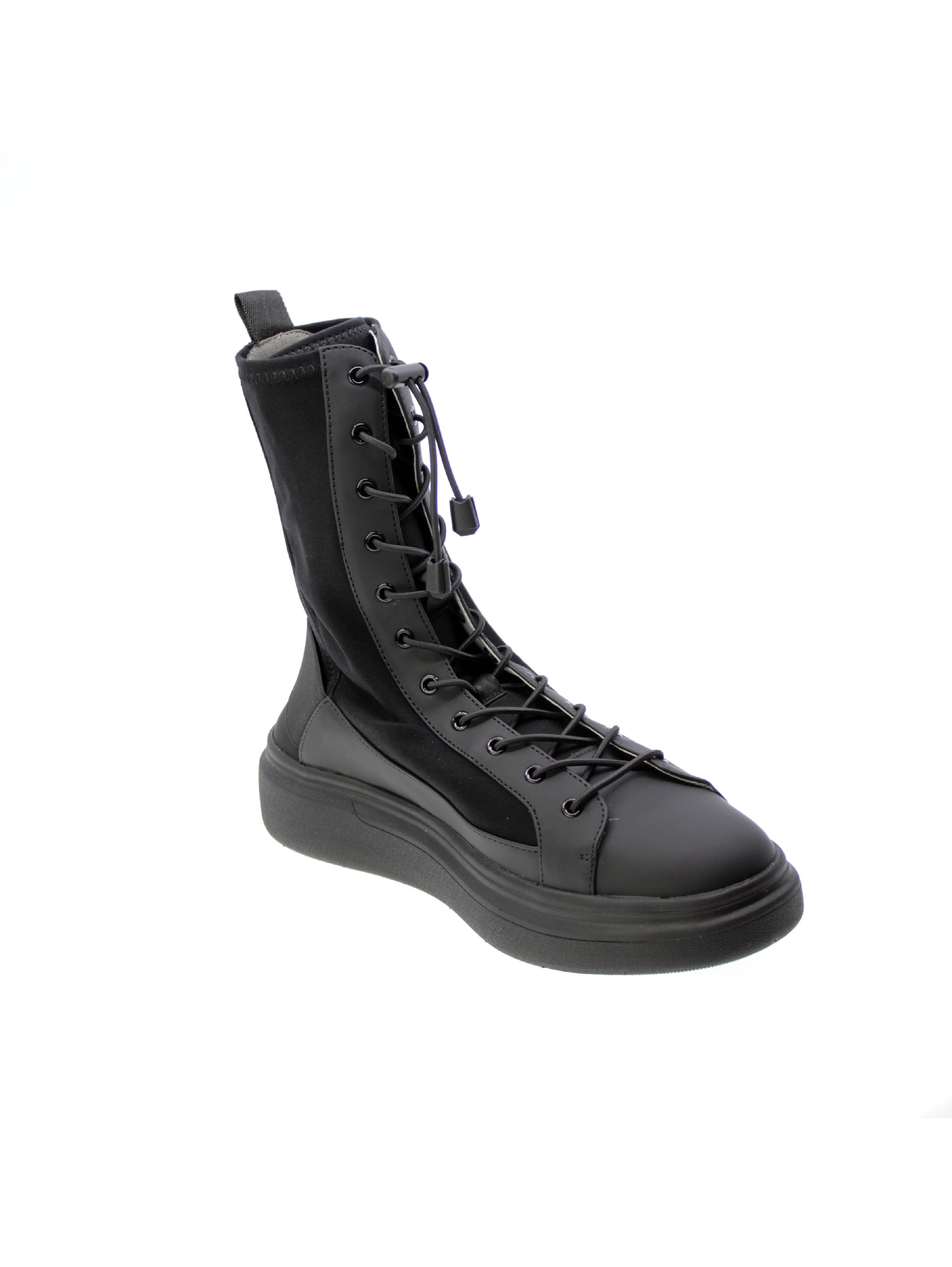 Fessura Stivaletto Donna Nero Edg047/edge army