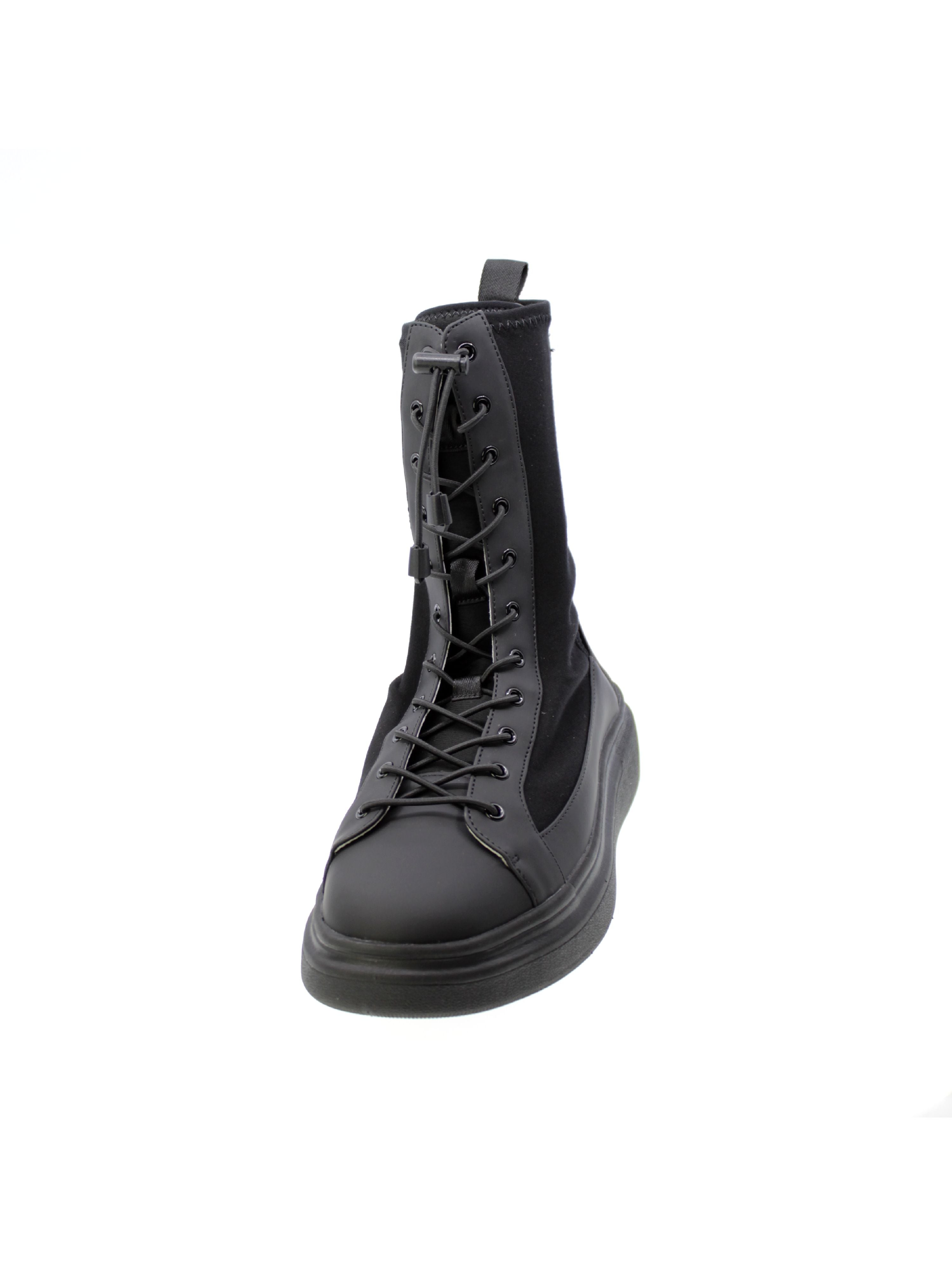 Fessura Stivaletto Donna Nero Edg047/edge army