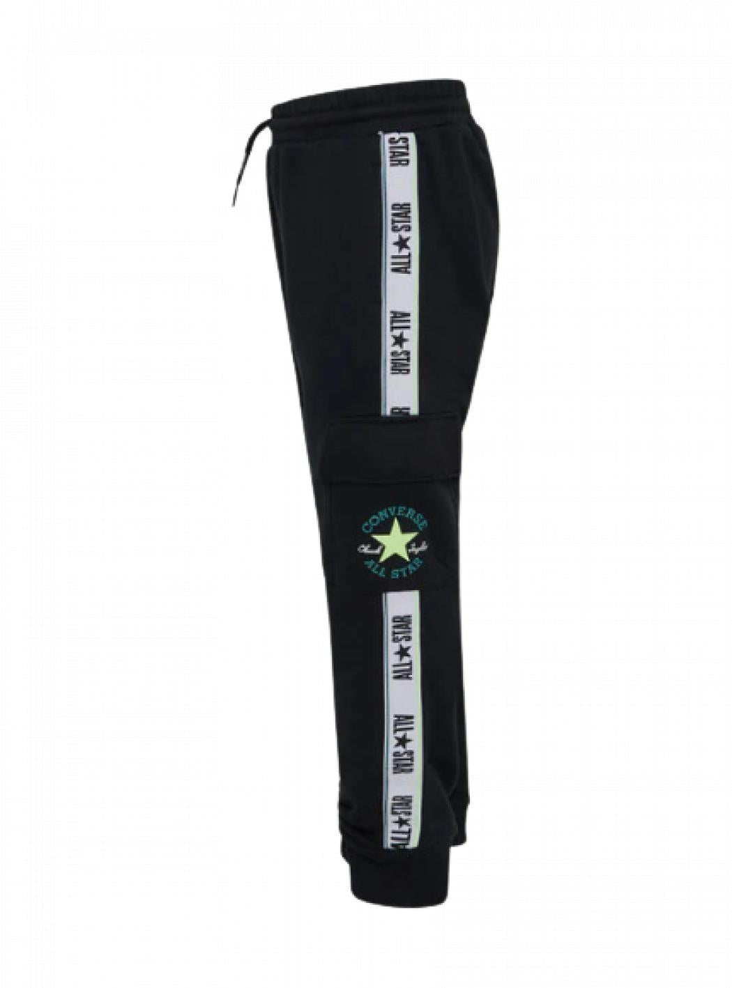 A9CD472-023 PANTALONE KIDS - CONVERSE - black