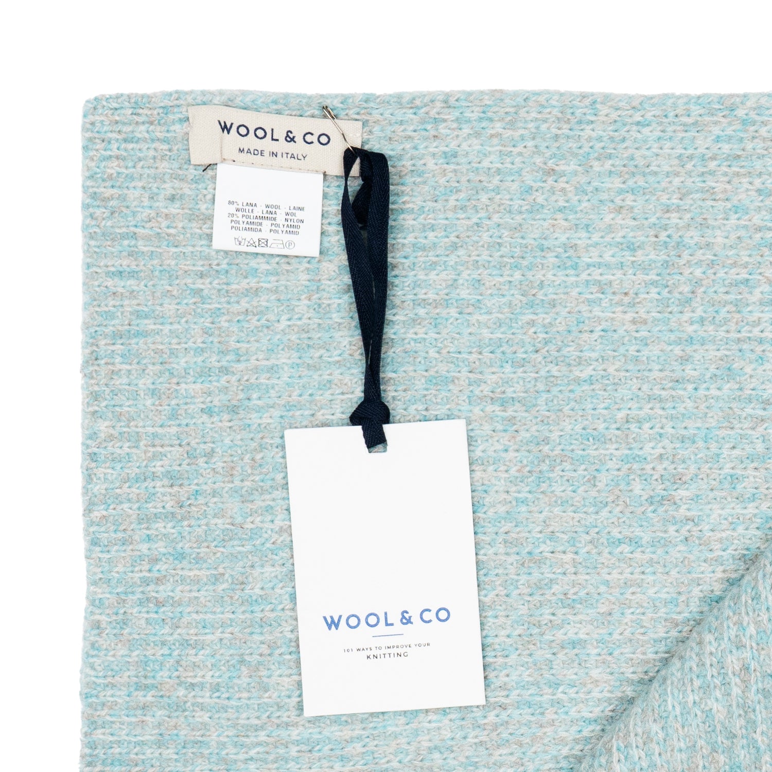 Sciarpa Uomo Wool & Co Sciarpa Moulinè Perla