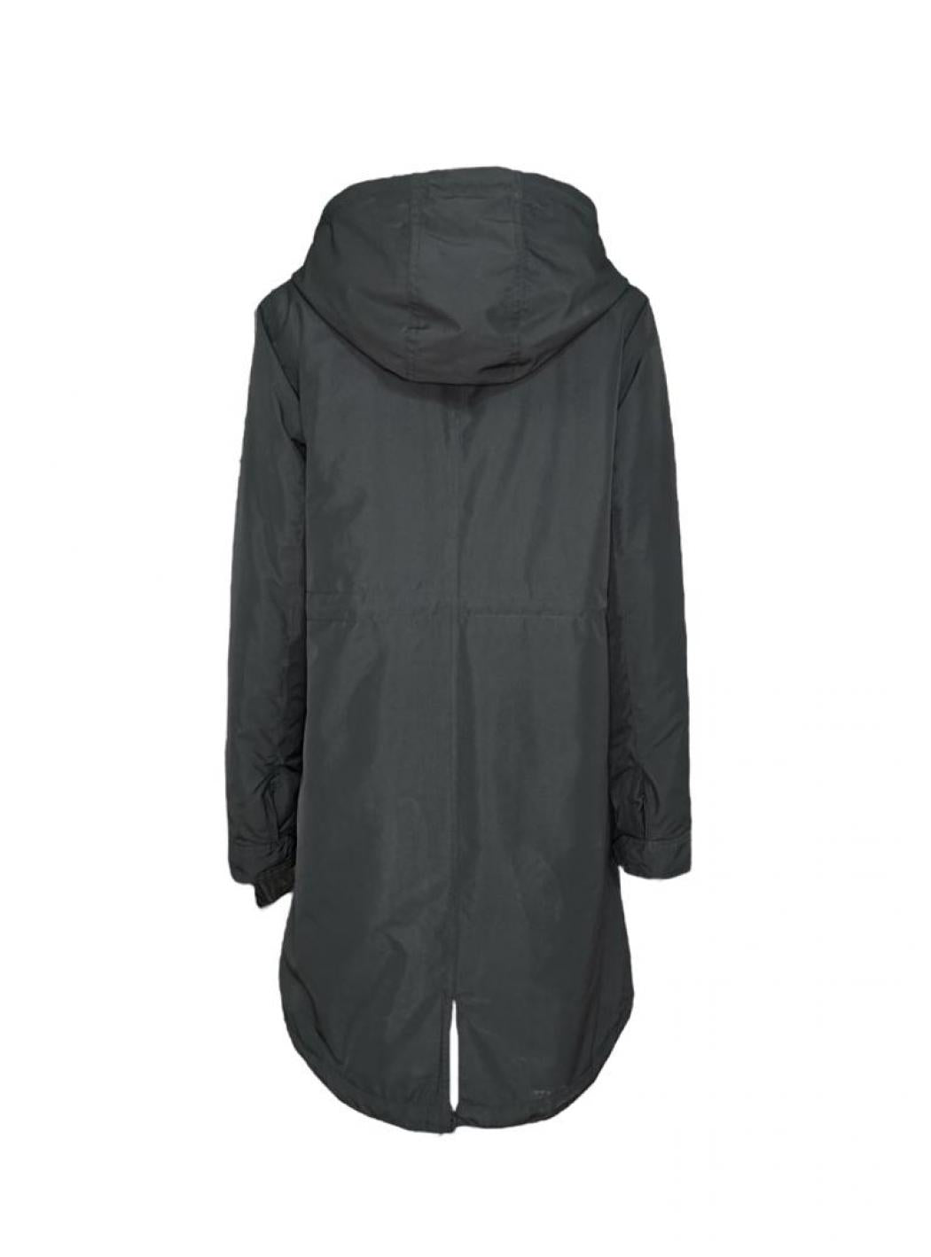 piumino Donna R69271 EVOLUTION FUR - NERO