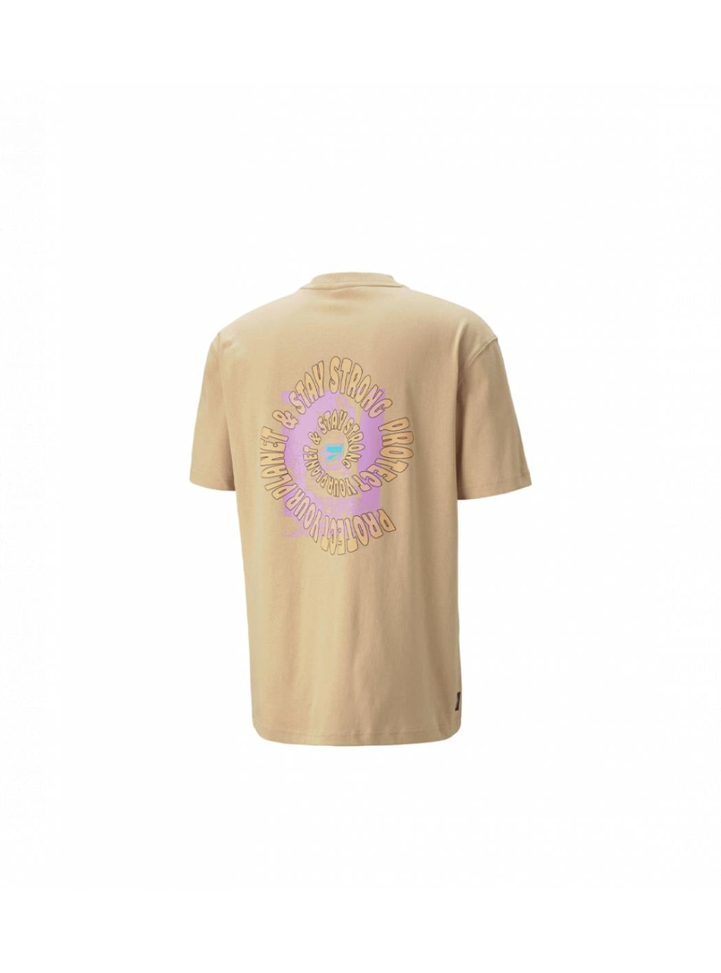 T-shirt Uomo puma 539181_downtown_graphic_tee_beige