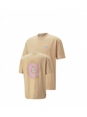 T-shirt Uomo puma 539181_downtown_graphic_tee_beige
