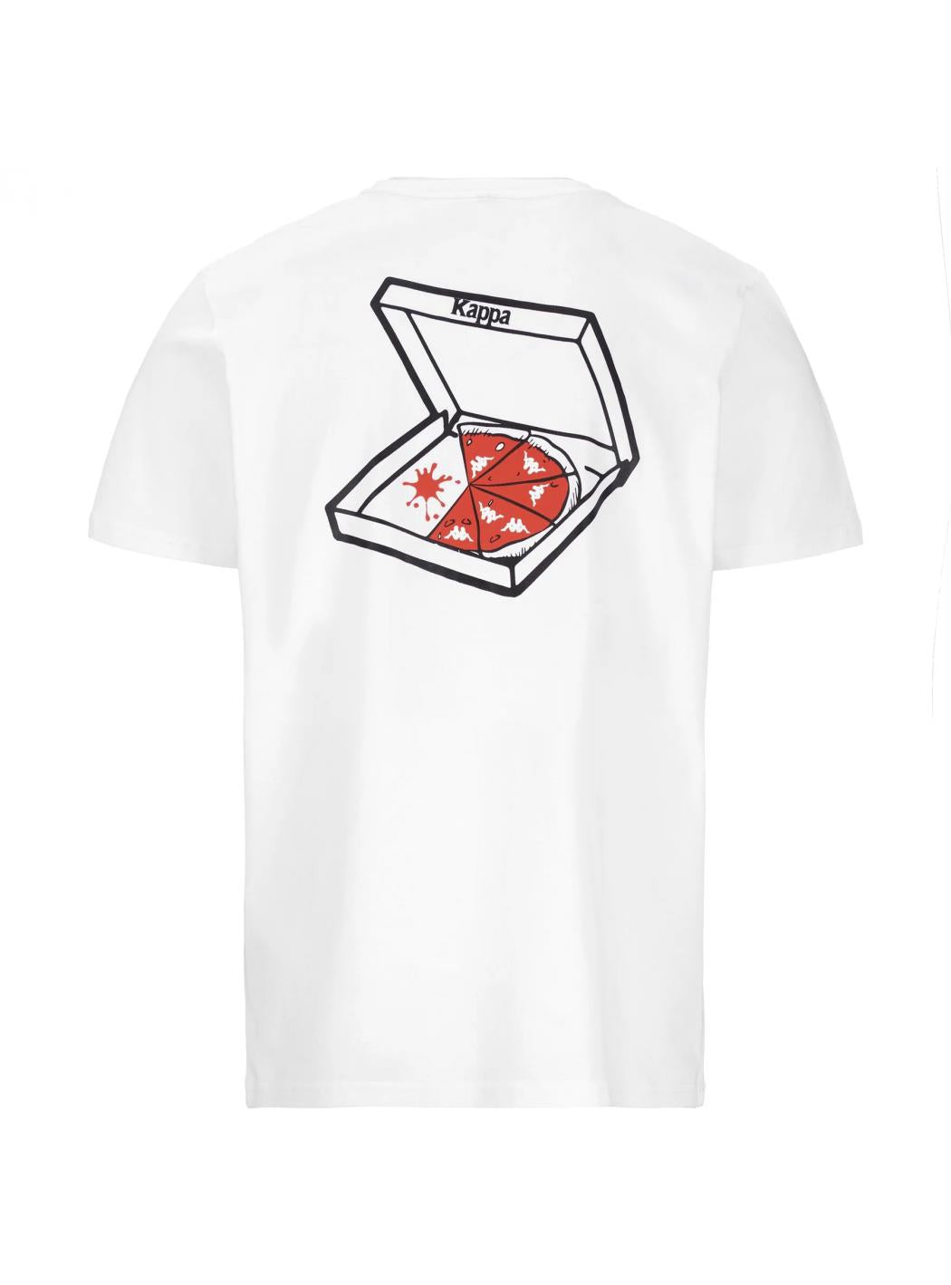 T-shirt Uomo kappa 381f57w_authentic_bpop_bianco
