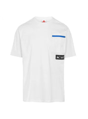 T-shirt Uomo kappa 381d3uw_authentic_tech_bianco
