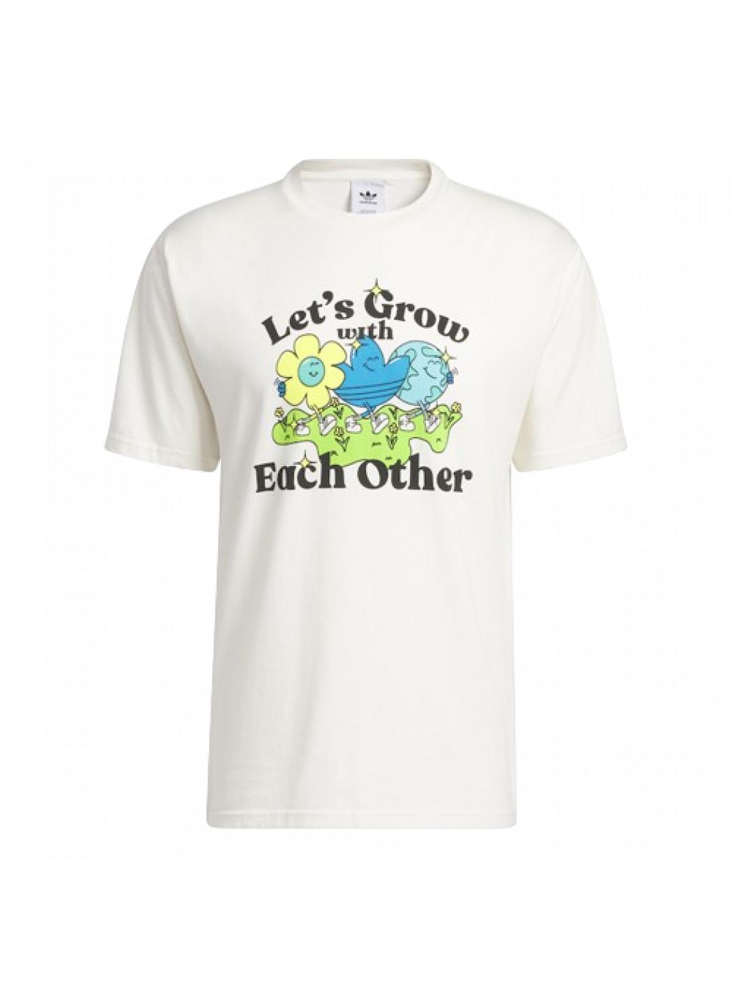 T-shirt Uomo adidas originals ic5558_grow_together_beige