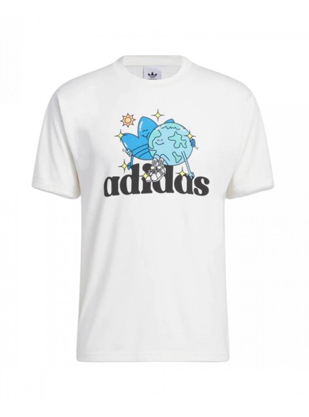 T-shirt Uomo adidas originals ic5564_friends_tee_avorio