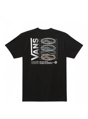 T-shirt Uomo vans vn0007_micro_trails_tee_nero