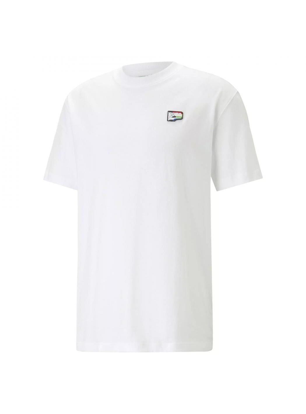 T-shirt Uomo puma 538308_downtown_pride_bianco