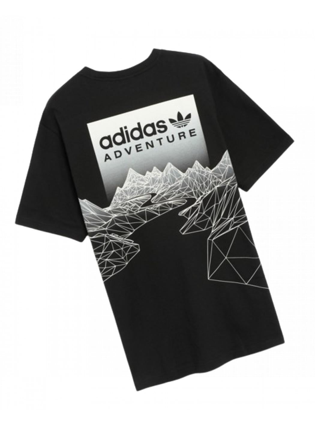 T-shirt Uomo adidas originals hk5010_adv_mtn_tee_nero