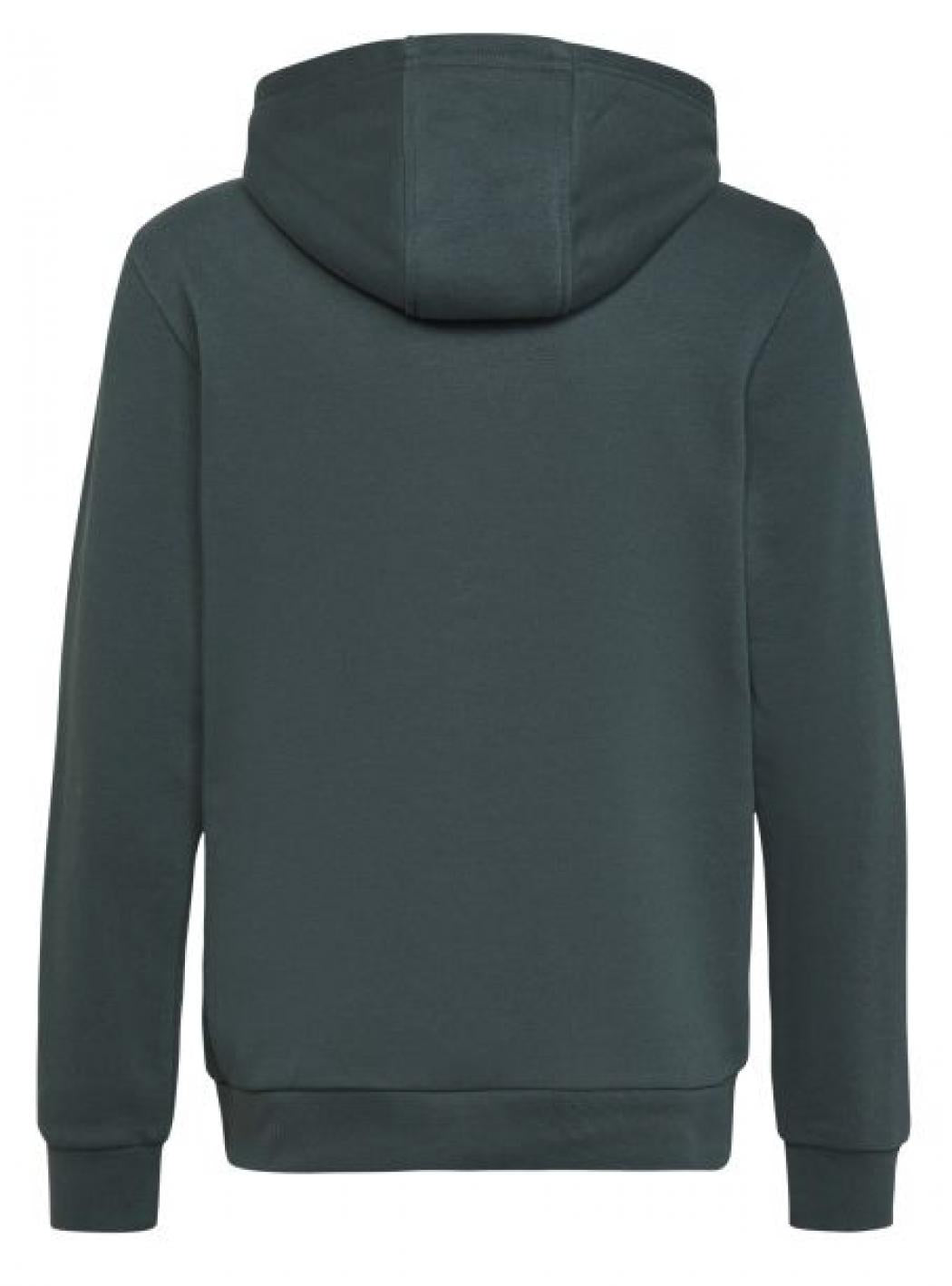 Felpa Bambino unisex adidas originals h0270_trafoil_hoodie_verde