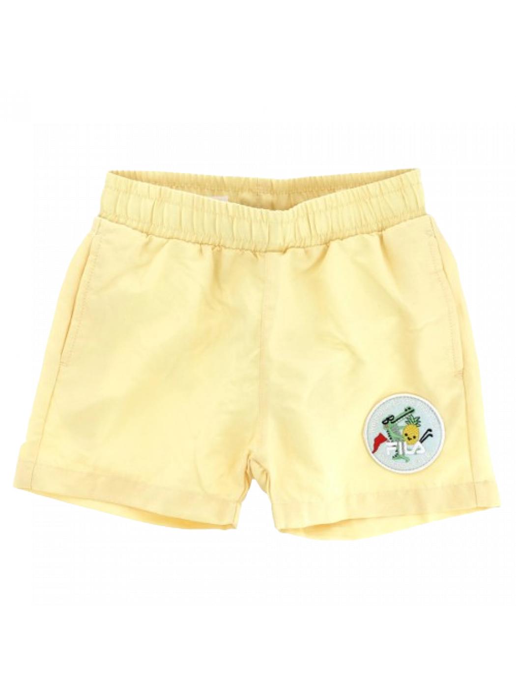Bambino fila FAK0204_BEACH_SHORTS_KIDS_GIALLO