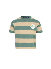 Bambino fila FAK0179_T-SHIRT_KIDS_VERDE/BEIGE