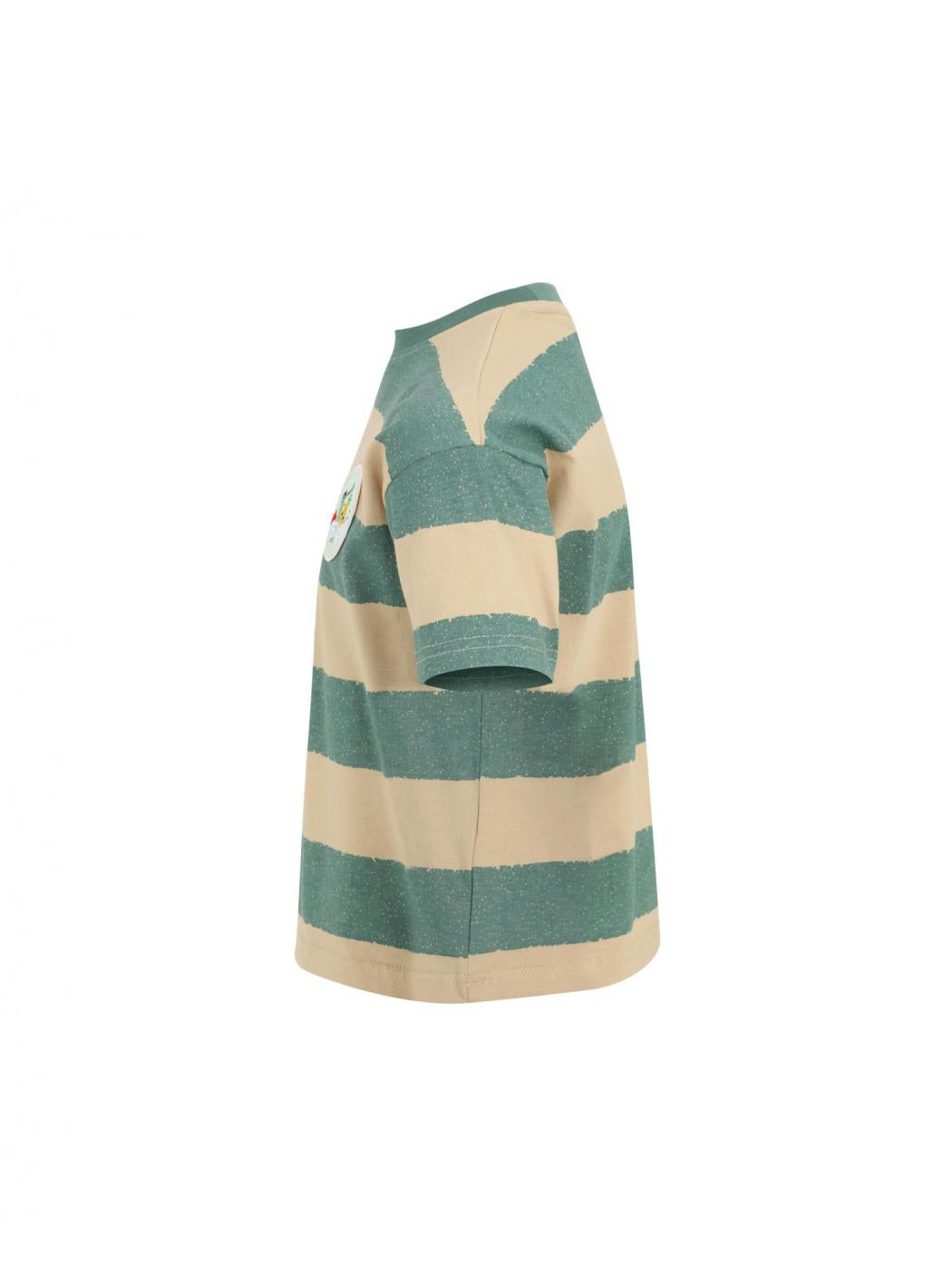 Bambino fila FAK0179_T-SHIRT_KIDS_VERDE/BEIGE