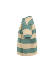 Bambino fila FAK0179_T-SHIRT_KIDS_VERDE/BEIGE