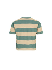 Bambino fila FAK0179_T-SHIRT_KIDS_VERDE/BEIGE