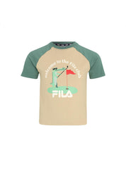 Bambino fila FAK0177_T-SHIRT_KIDS_BEIGE