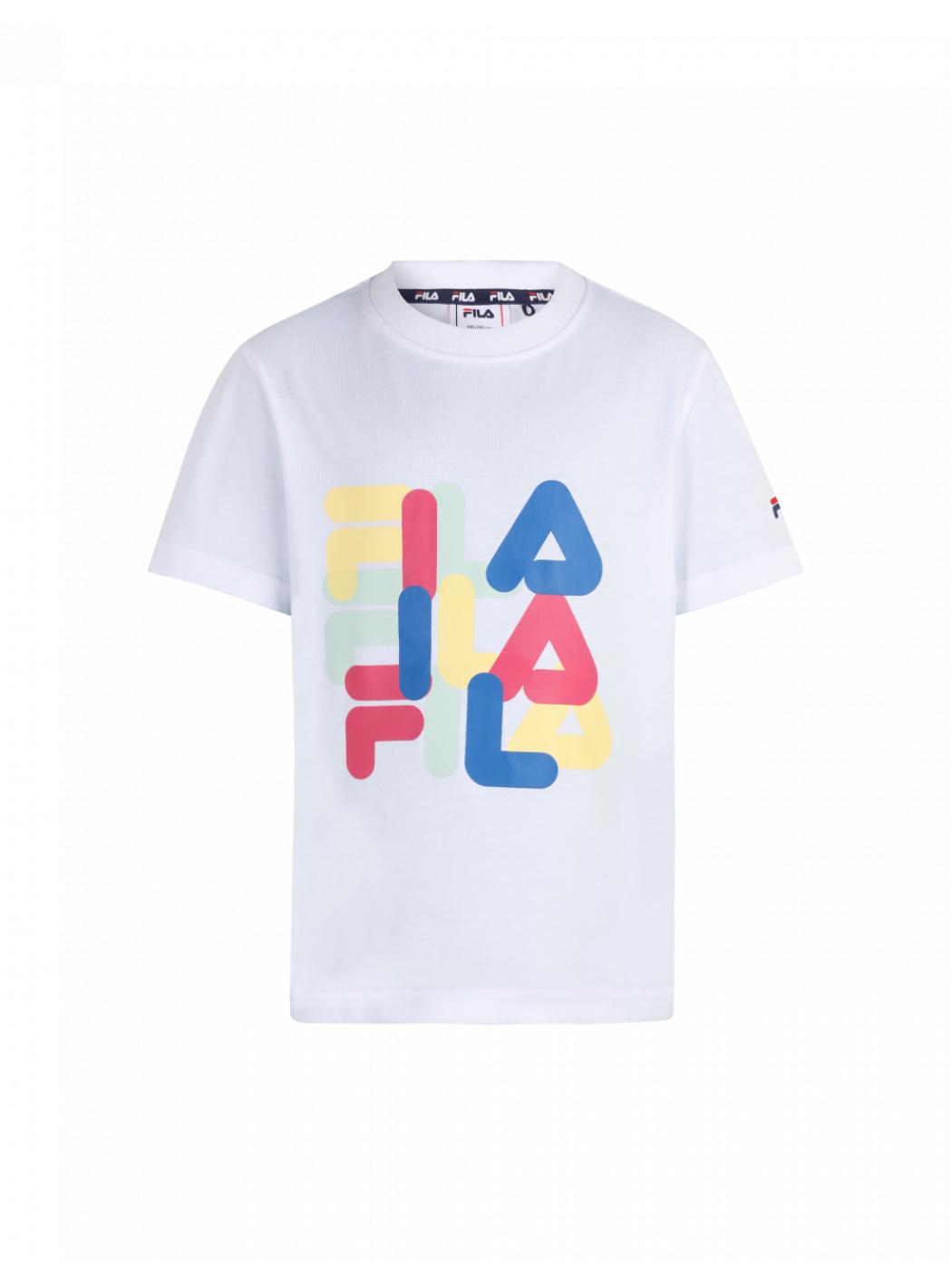T-shirt Bambina fila fak0129_t-shirt_kids_bianco