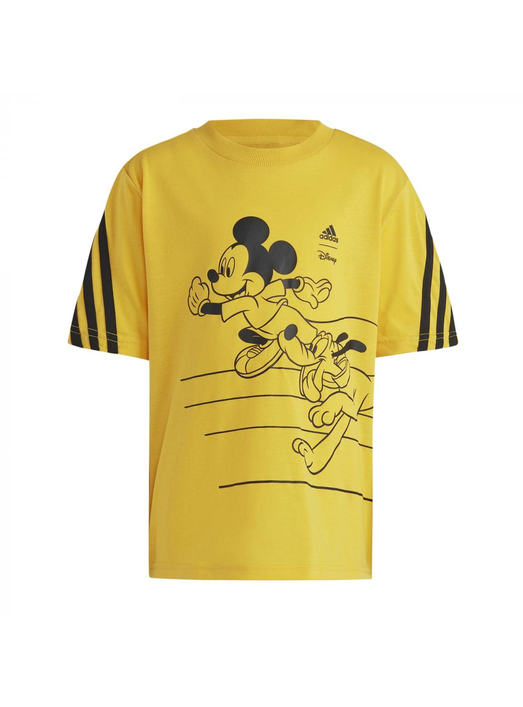 T-shirt Bambino adidas sportswear hr9494_lk_dy_mm_t_giallo