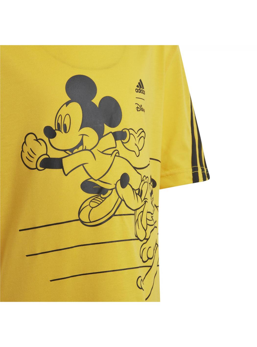 T-shirt Bambino adidas sportswear hr9494_lk_dy_mm_t_giallo