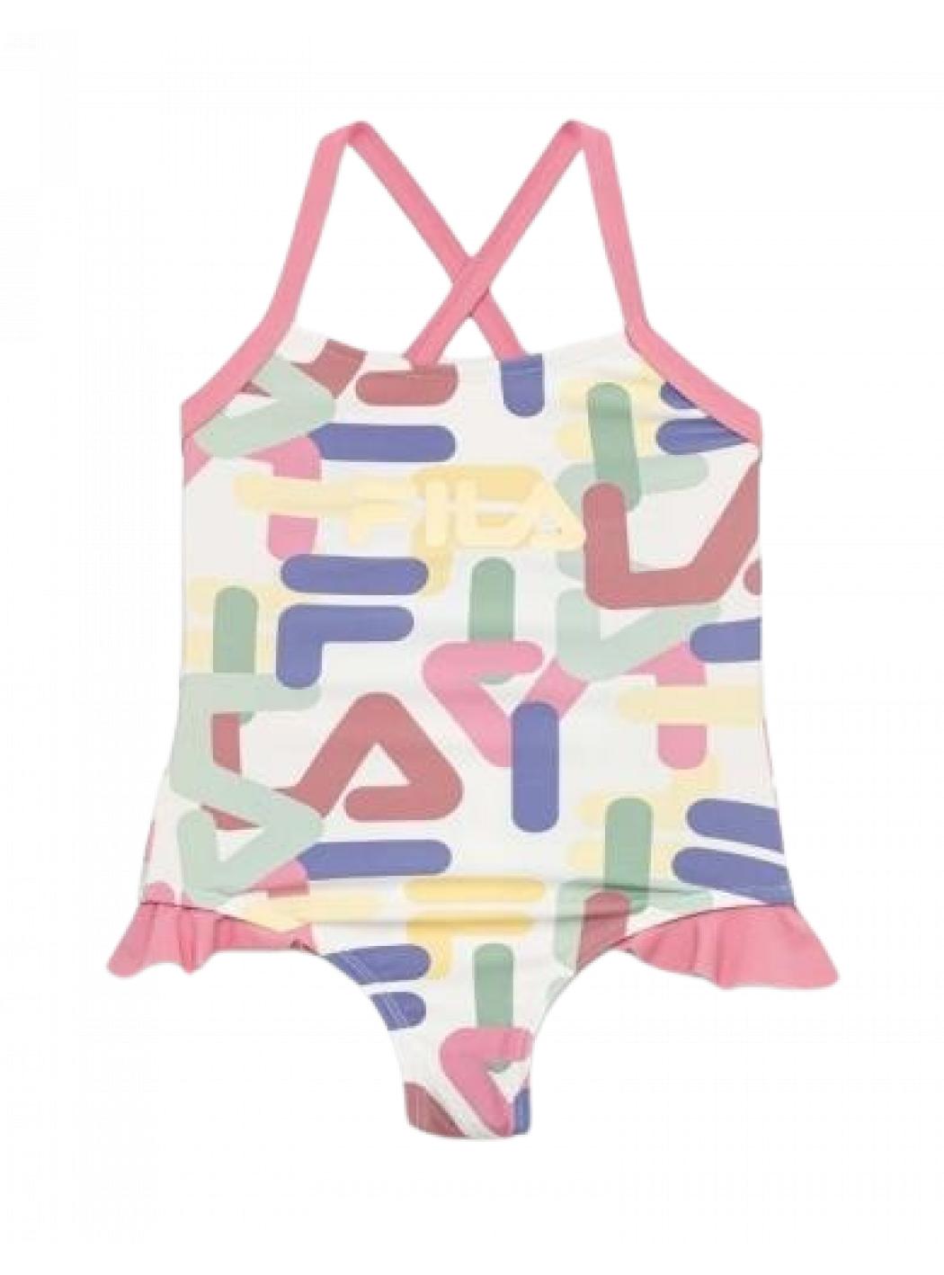 Costume Bambina fila fak0228_kids_sabha_logato