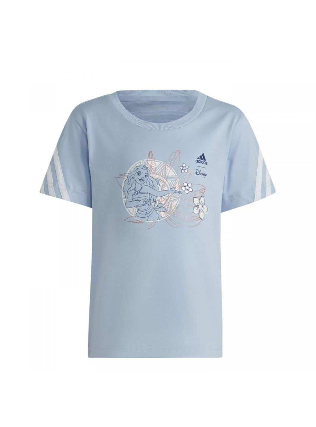 T-shirt Bambina adidas sportswear HR9497_LG_DY_MNA_CELESTE