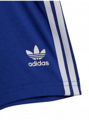 Completo Bambino adidas originals IB8637_SHORT_TEE_SET_BLU