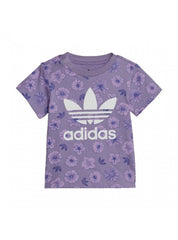 Bambina adidas originals IC8758_SHORT_TEE_SET_VIOLA