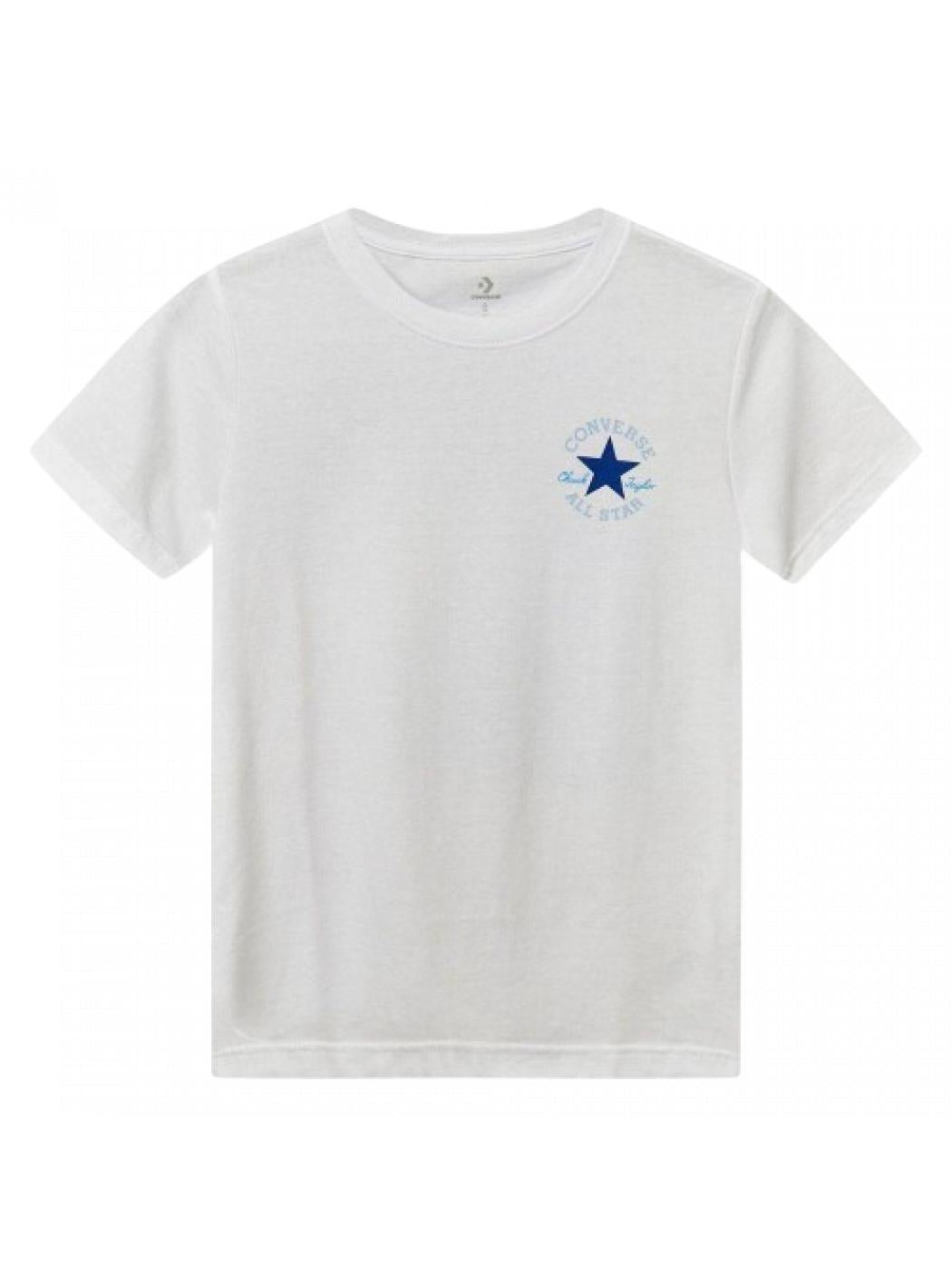 Bambino unisex converse 9CD779-001_T-SHIRT_BIANCO