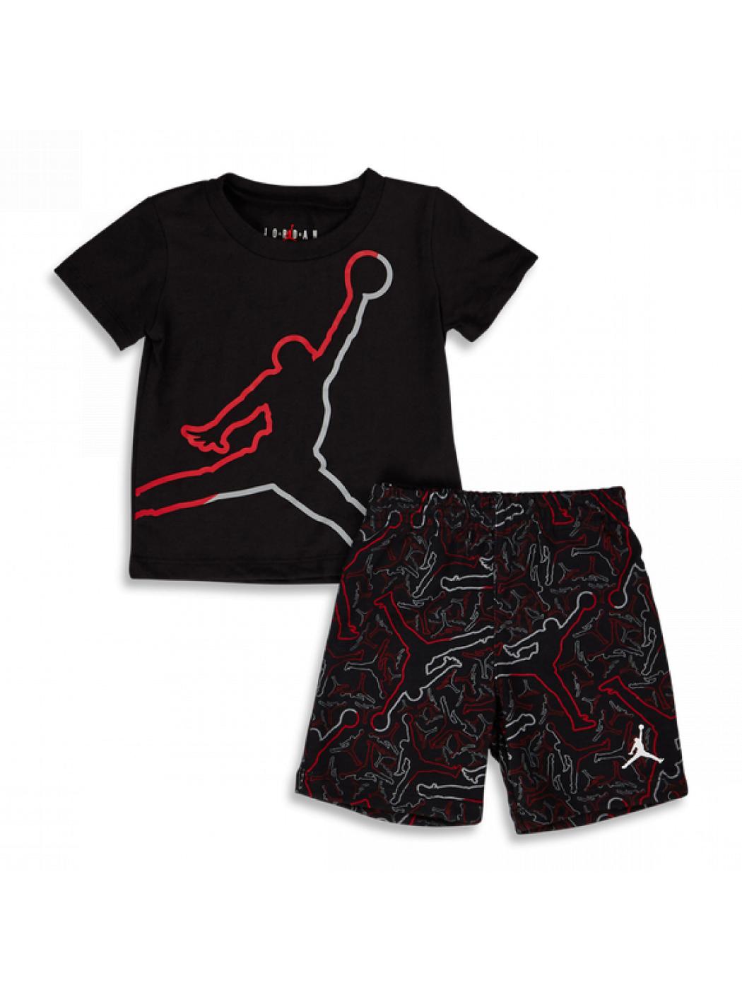 Bambino nike sportswear 65C445-023_COMPLETO_KIDS_JORDAN_NERO