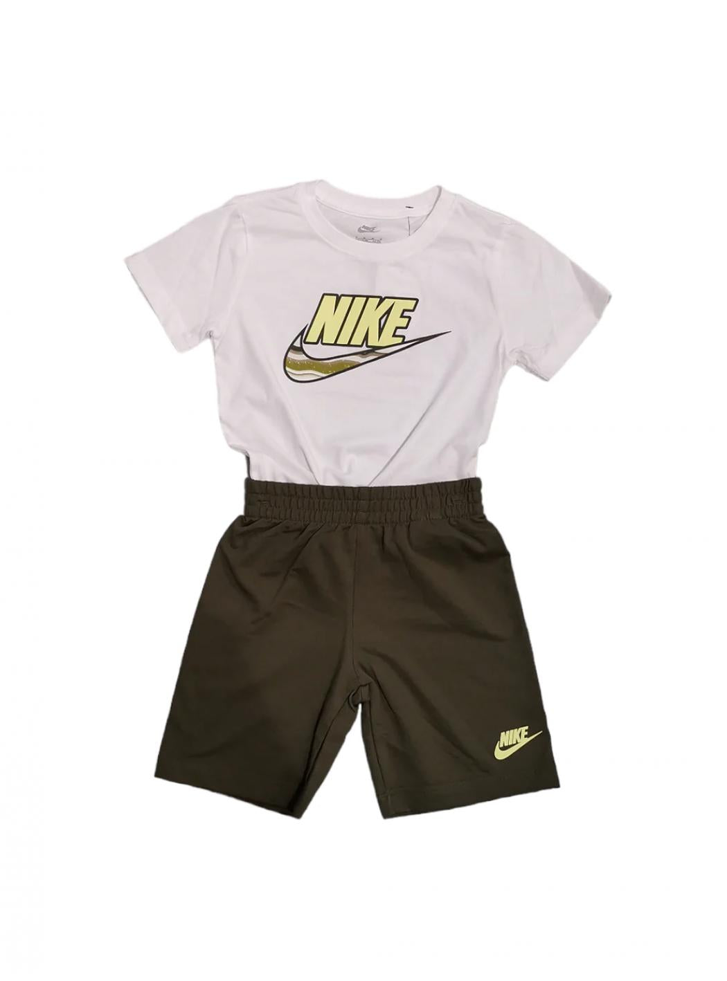 Completo Bambino nike sportswear 86K855-F84_COMPLETO_KIDS_BIANCO