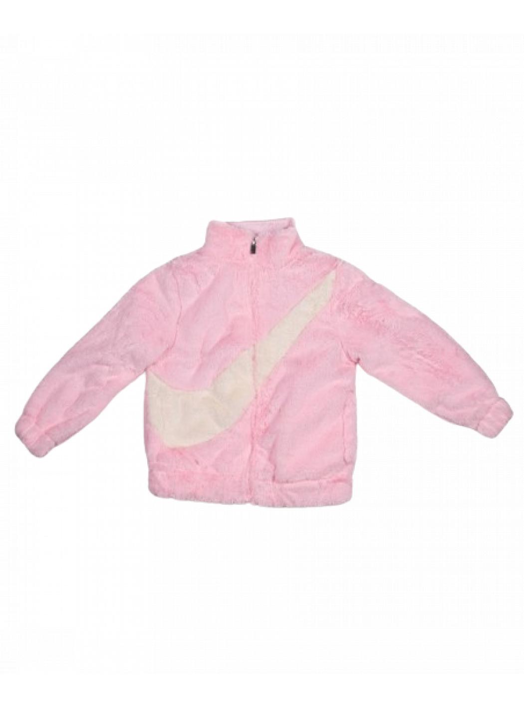 Bambina nike sportswear 36J828_GIACCA_ECOPELLICCIA_ROSA