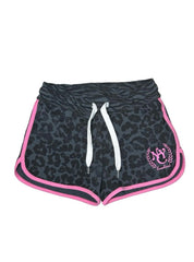 Bambina everlast 22J634J60C_SHORTS_ANIMALIER_NERO