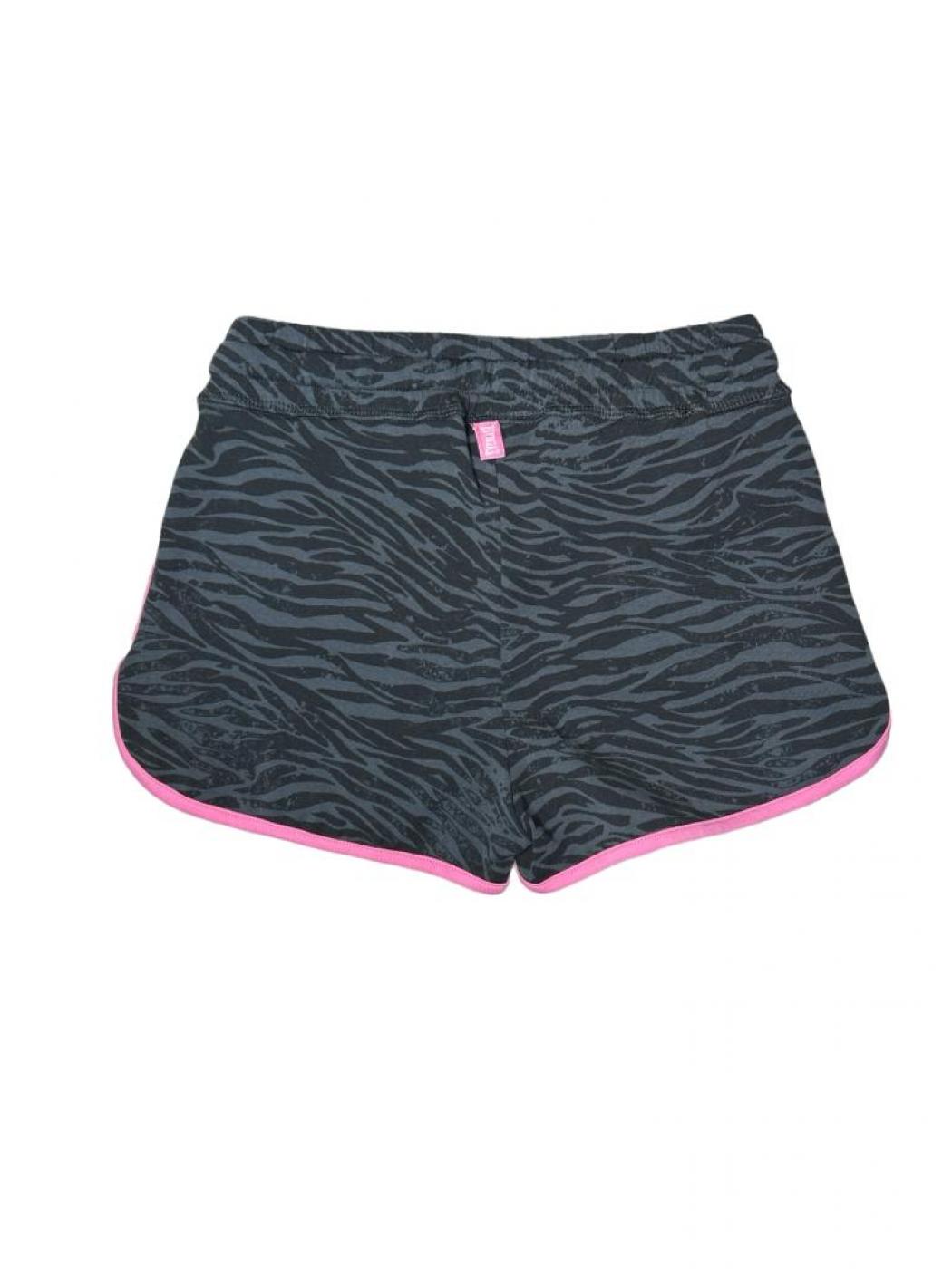 Bambina everlast 22J634J60C_SHORTS_ANIMALIER_NERO