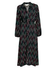 Donna compania fantastica 34C/12080_ABITO_STRIPES_NERO