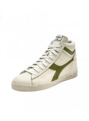 Adulto unisex diadora GAME_L_HIGH_WAXED_SUEDE_POP_BIANCO/VERDE