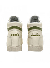 Adulto unisex diadora GAME_L_HIGH_WAXED_SUEDE_POP_BIANCO/VERDE